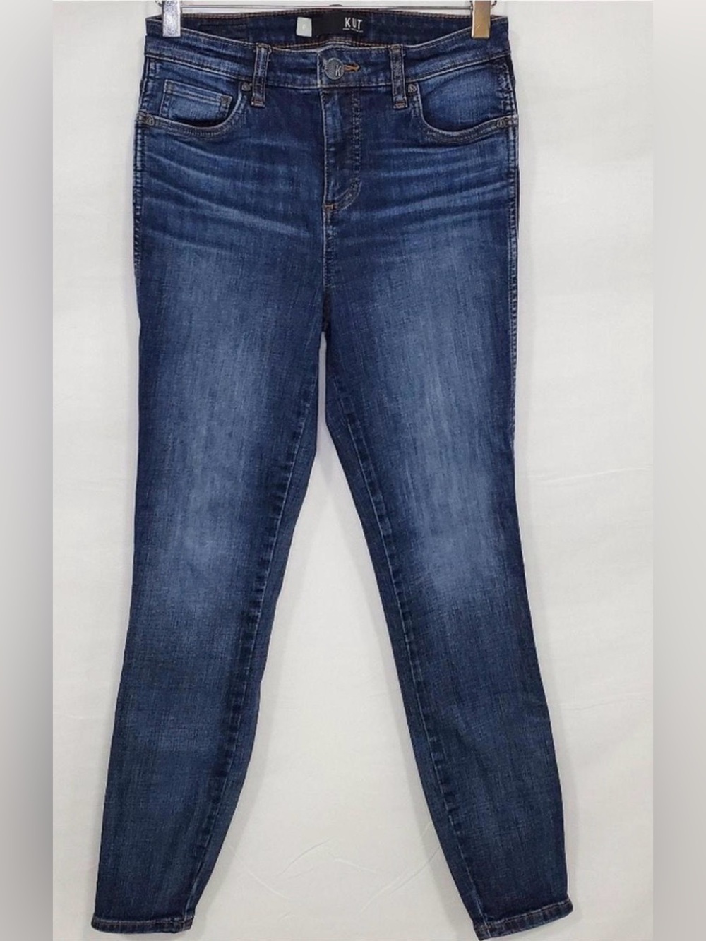 Kut from the Kloth Women's High-Rise Donna Fab Ab Ankle Skinny Jeans. Size 4 - Picture 2 of 10